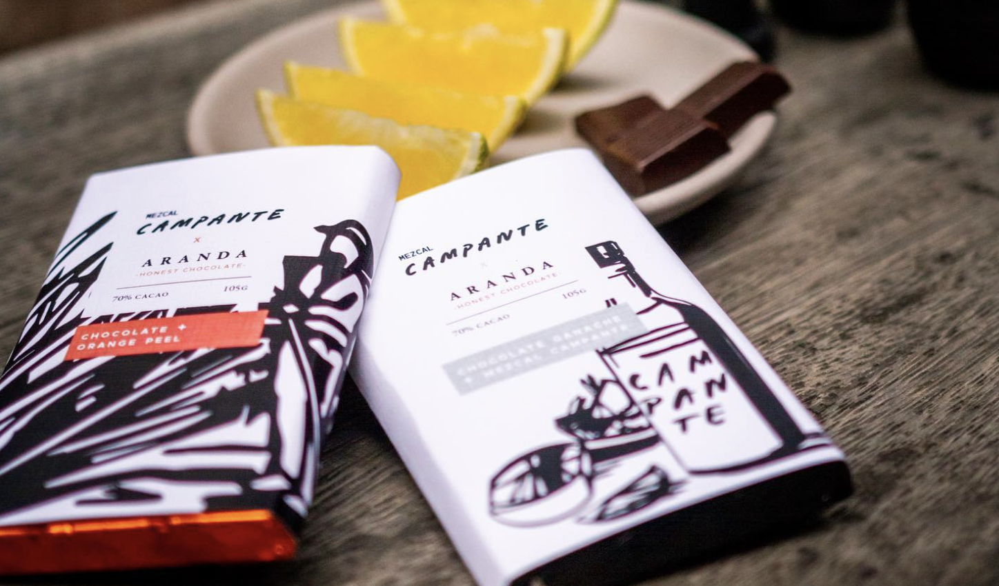 MEZCAL CAMPANTE AND ARANDA HONEST CHOCOLATE COMBINE