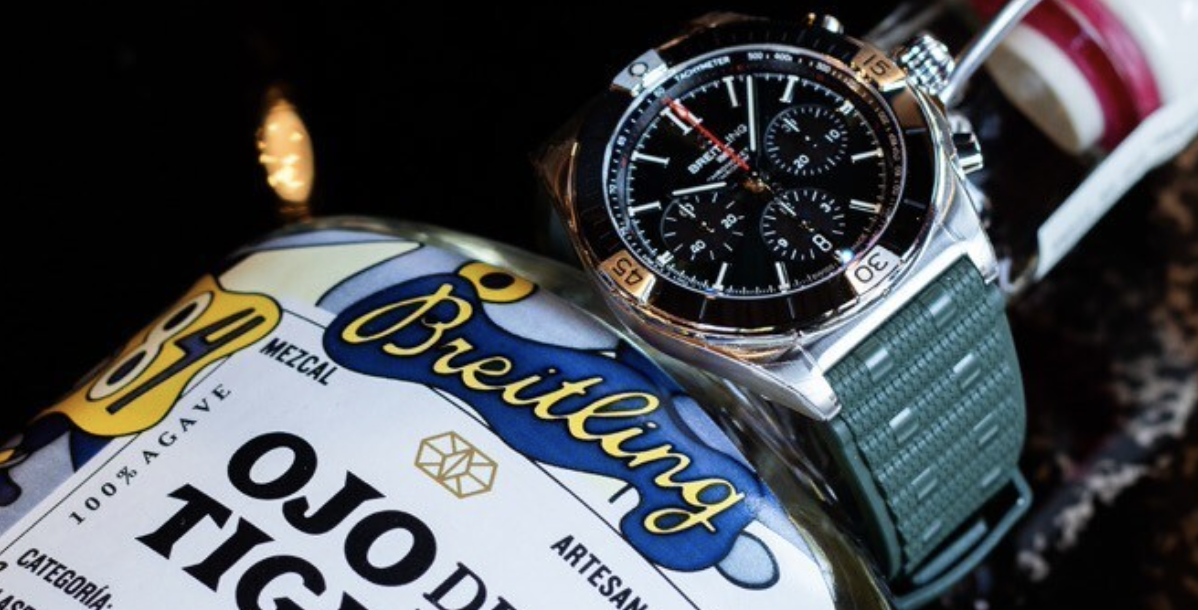 Mezcal Ojo de Tigre Joins the Watchmaking World with Breitling to Launch an Exclusive Design