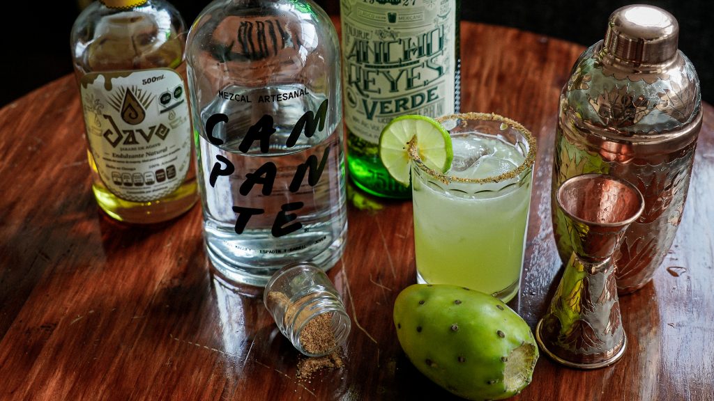 Spicy Prickly Pear Mezcocktail